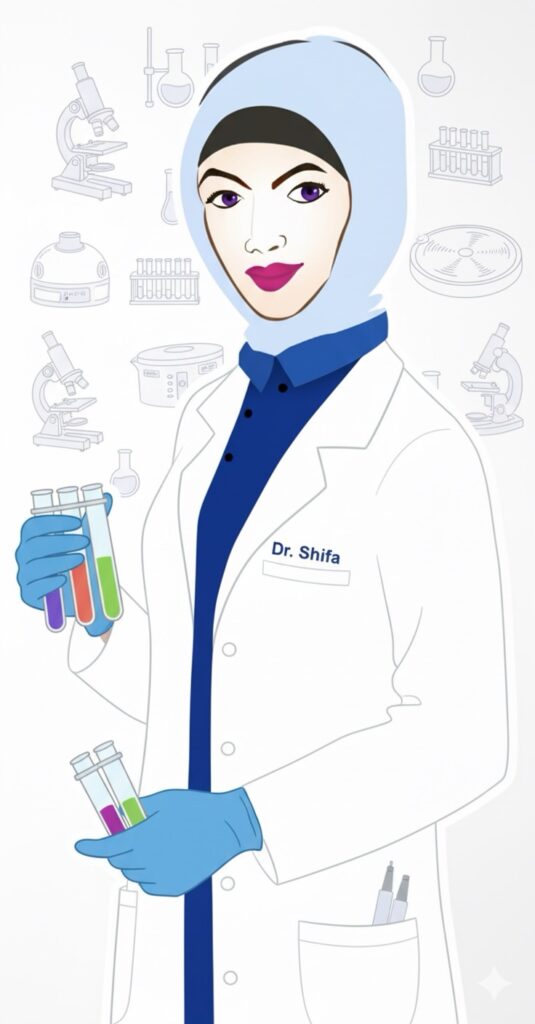 Shifa Laboratory technician